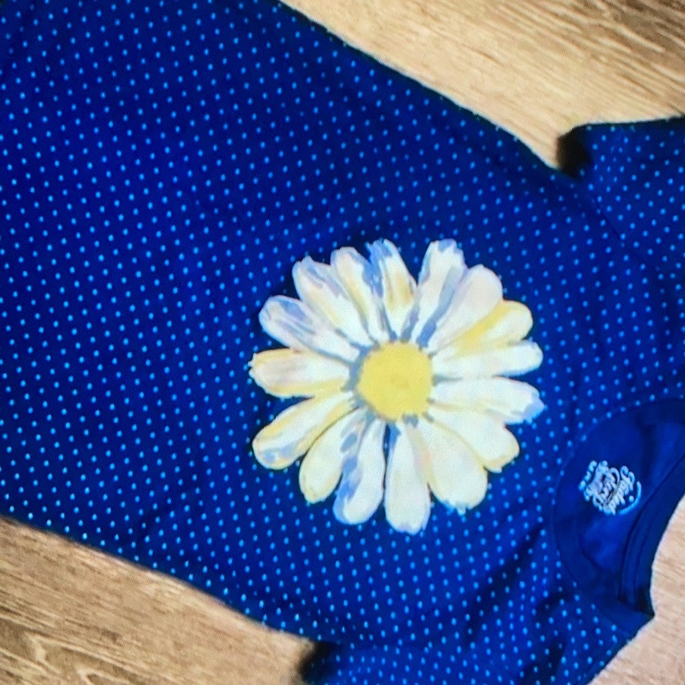 Sunflower polka dots shirt